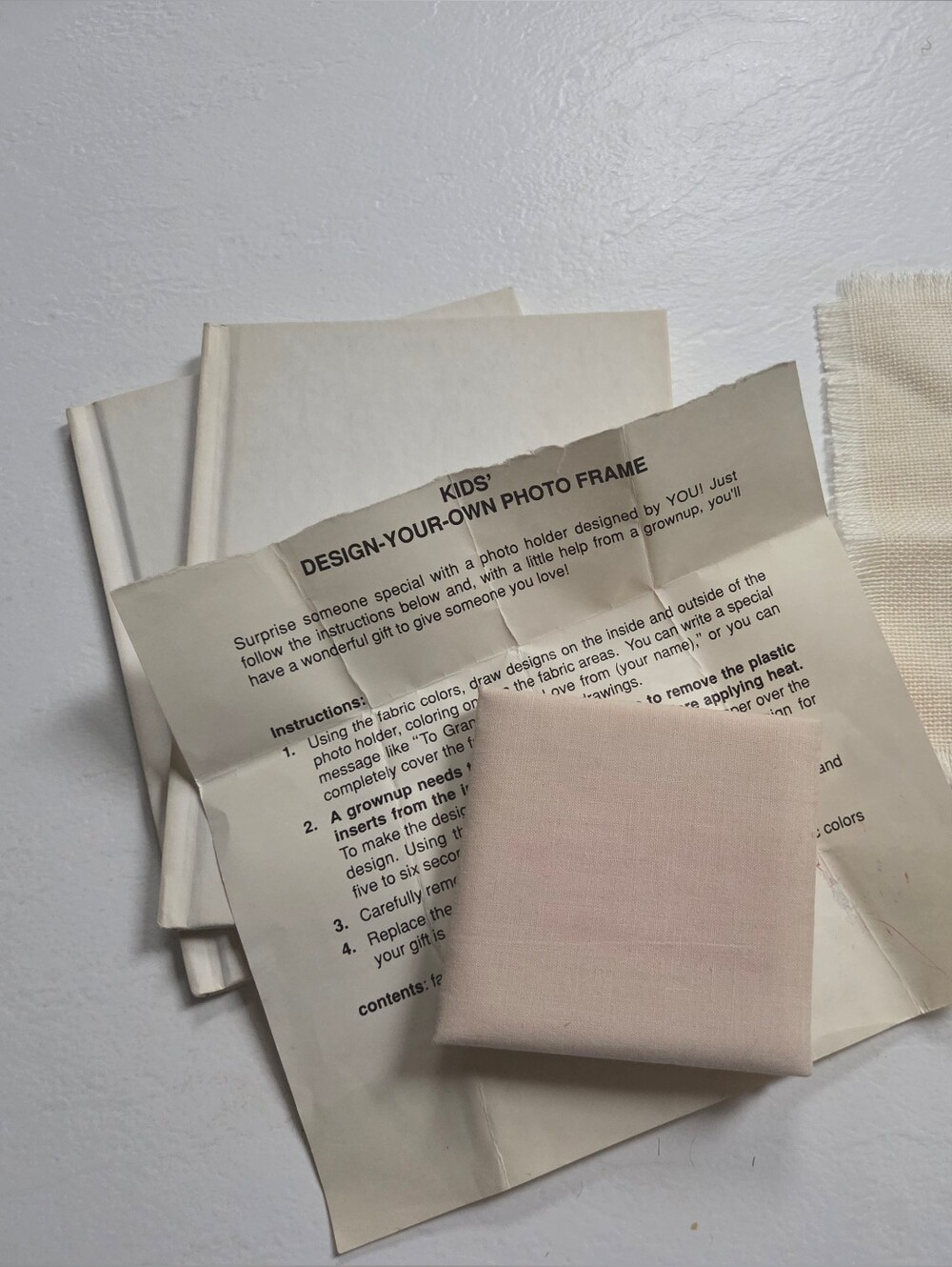 Crafter's Bundle of 2 Blank Books, 1 Design-Your-Own-Photo-Frame & 2 Bookmarks